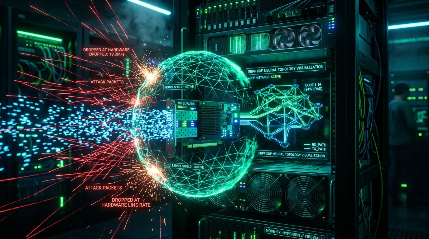 Dropping 20M Packets per Second: eBPF XDP Line-Rate DDoS Mitigation in Linux