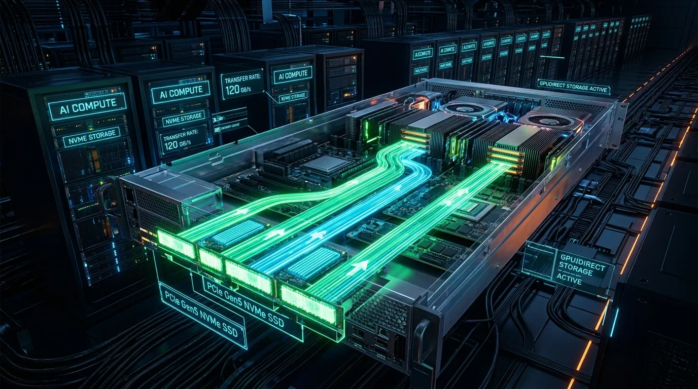 Bypassing the CPU Bottleneck: GPUDirect Storage (GDS) with NVMe-oF in AI Clusters